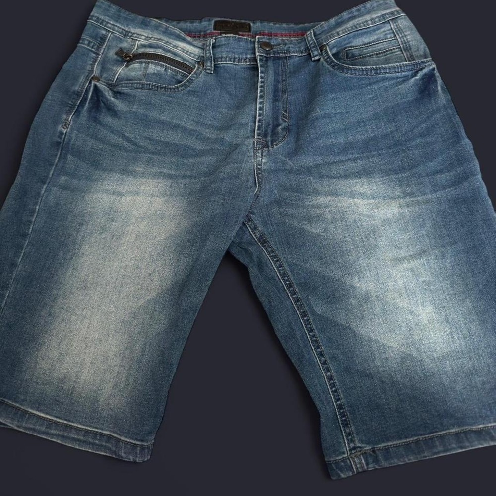 Blue Steve Madden denim shorts #denimshorts